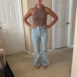 Abercrombie & Fitch Light Blue Flare Jeans